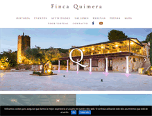 Tablet Screenshot of fincaquimera.com